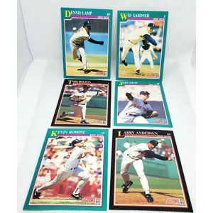 Vintage 1991 Red Sox Baseball Card Bundle - Lot of 6 Score Original Card